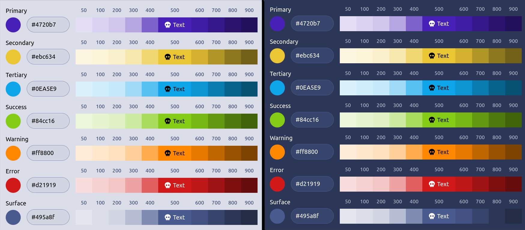 hAppening Community color palette